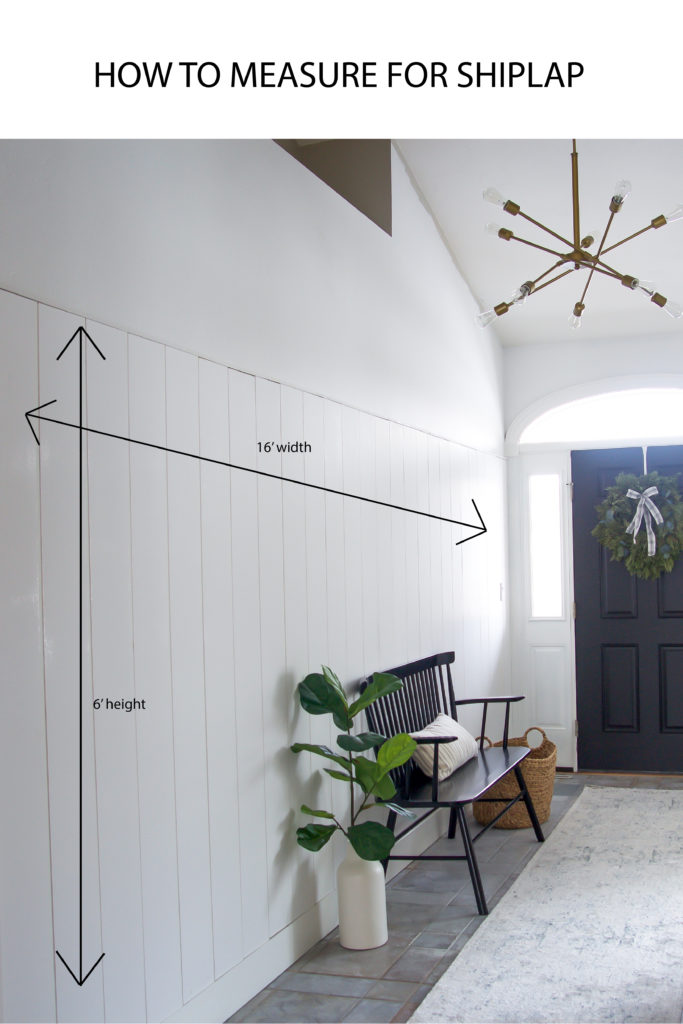 HOW TO MEASURE FOR YOUR SHIPLAP PROJECT making pretty spaces