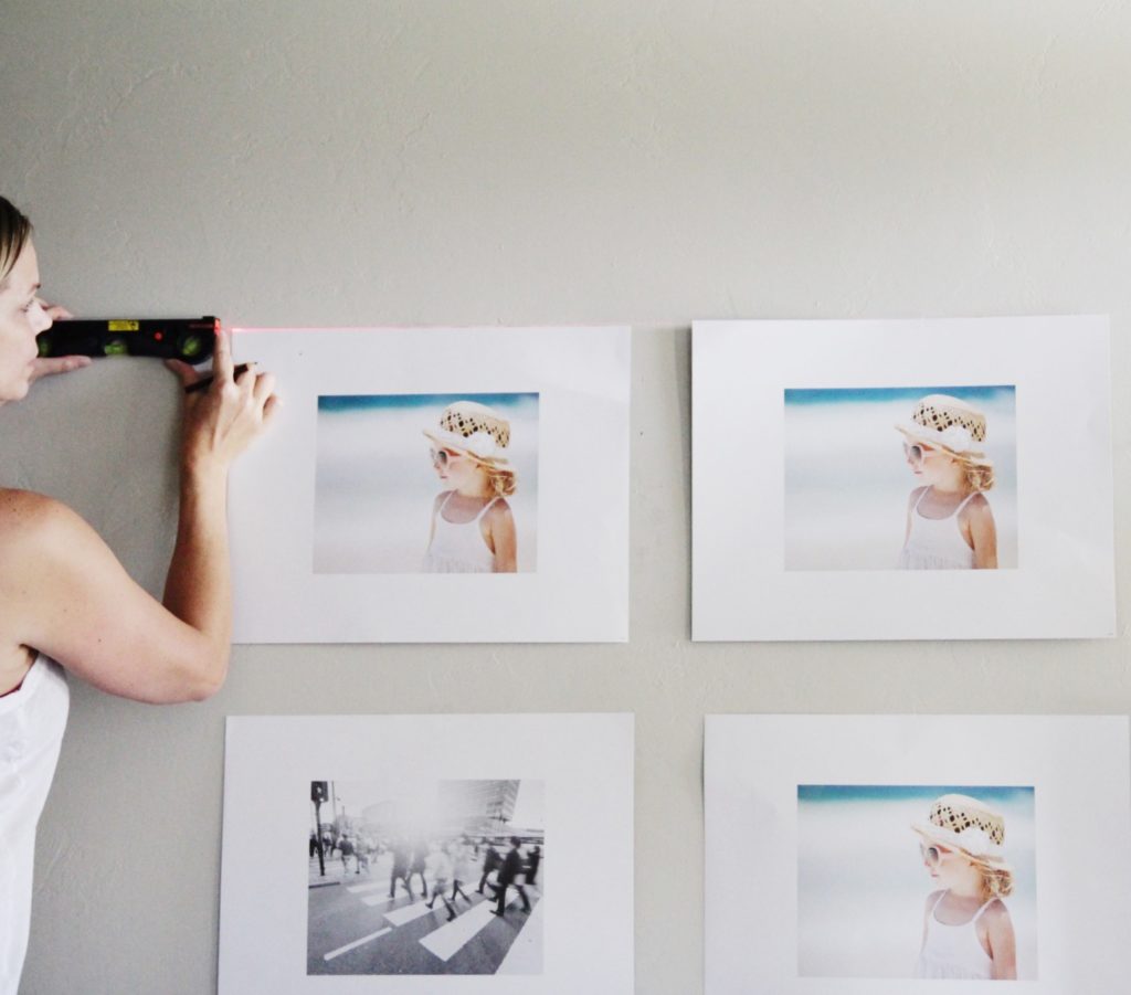 Hanging a grid gallery wall (the easy way)