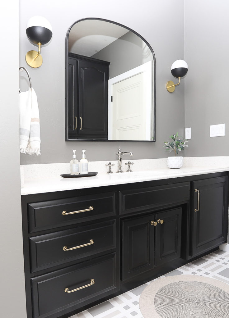 Guest Bathroom Reveal - Making Pretty Spaces Blog