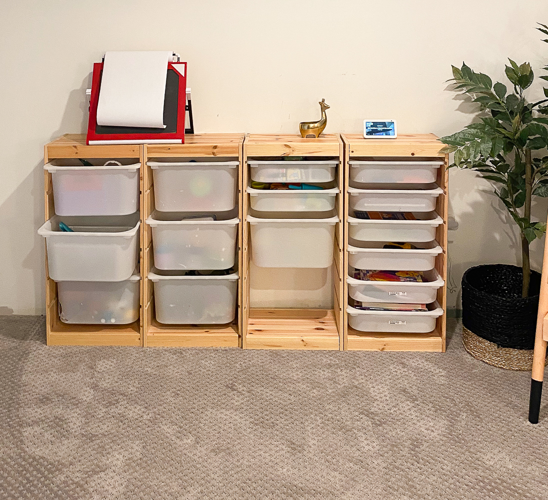 Ikea Toy Storage Hack Making Pretty Spaces Blog