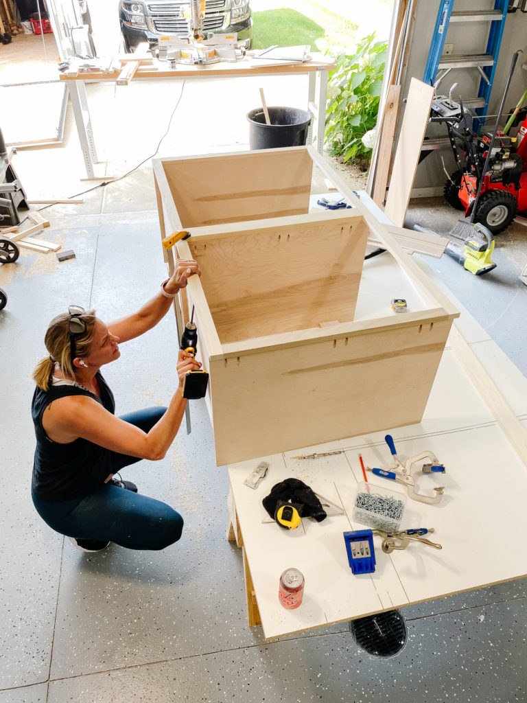 How to Build a Cabinet for Organizer Box Storage Containers with Additive  Woodworking Cabinetmaking 