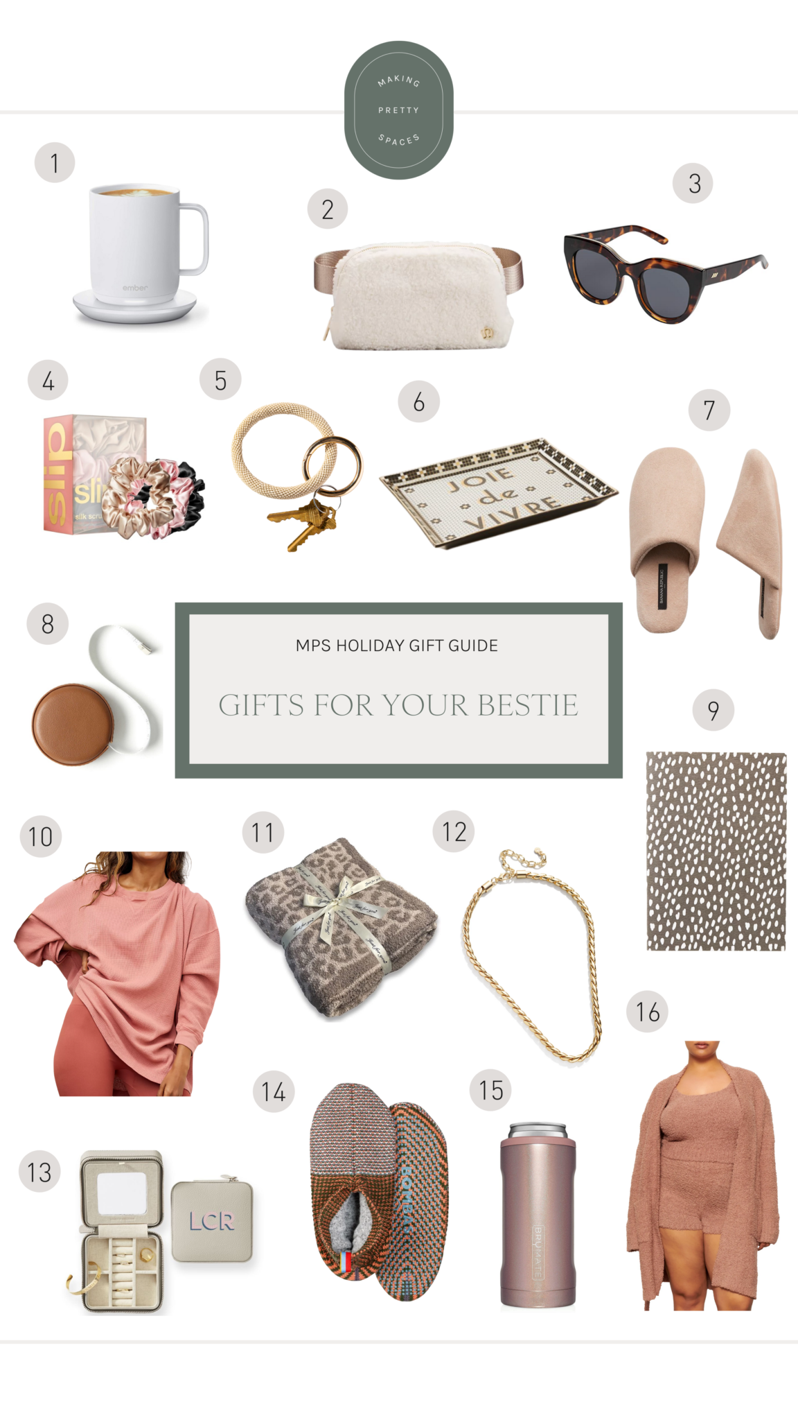 Holiday Gift Guide 2021 For The Bestie Making Pretty Spaces Blog